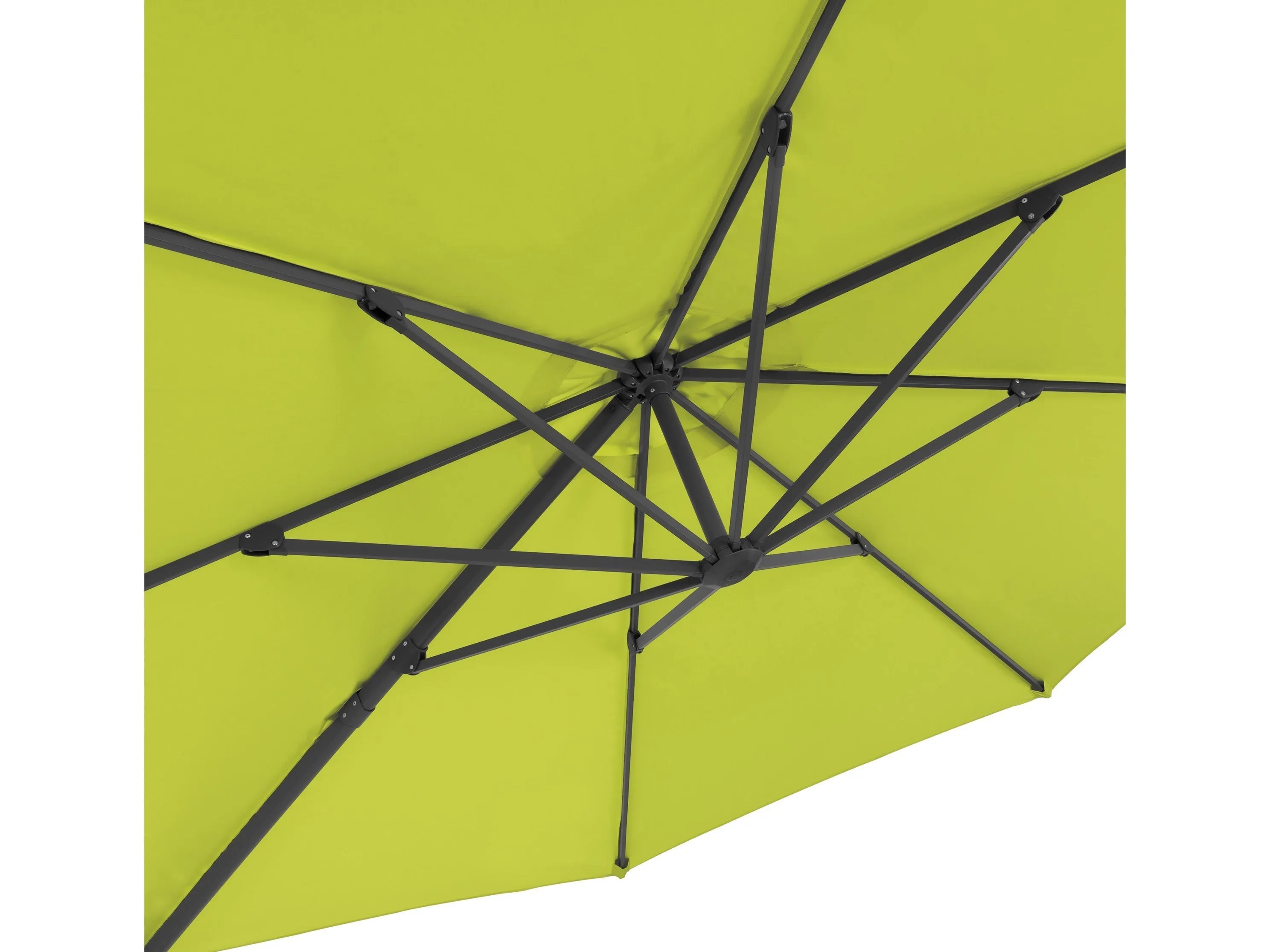 11.5ft Deluxe Offset Patio Umbrella - Lime Green