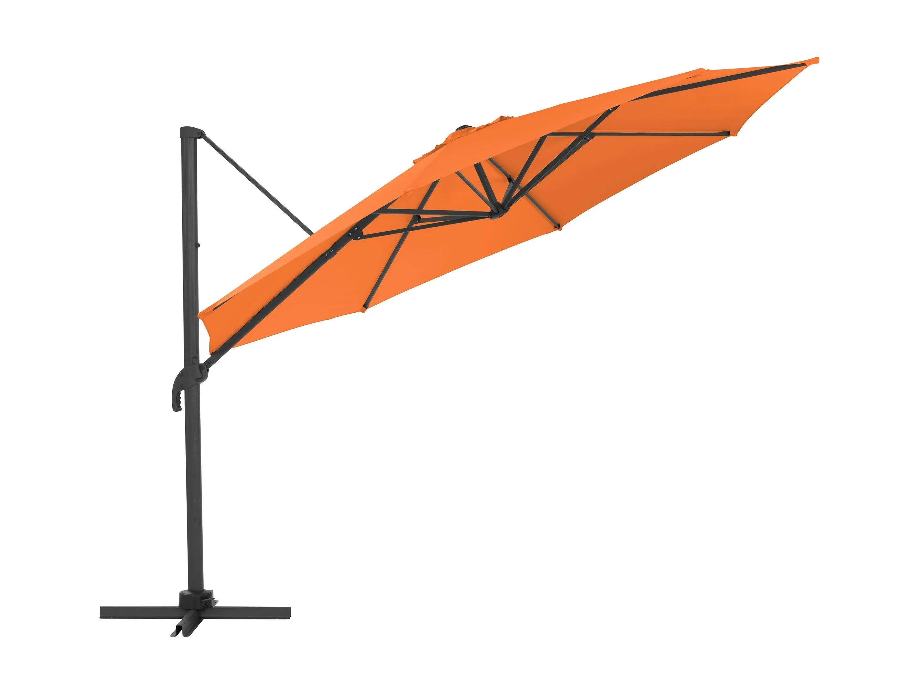 11.5ft Deluxe Offset Patio Umbrella - Orange