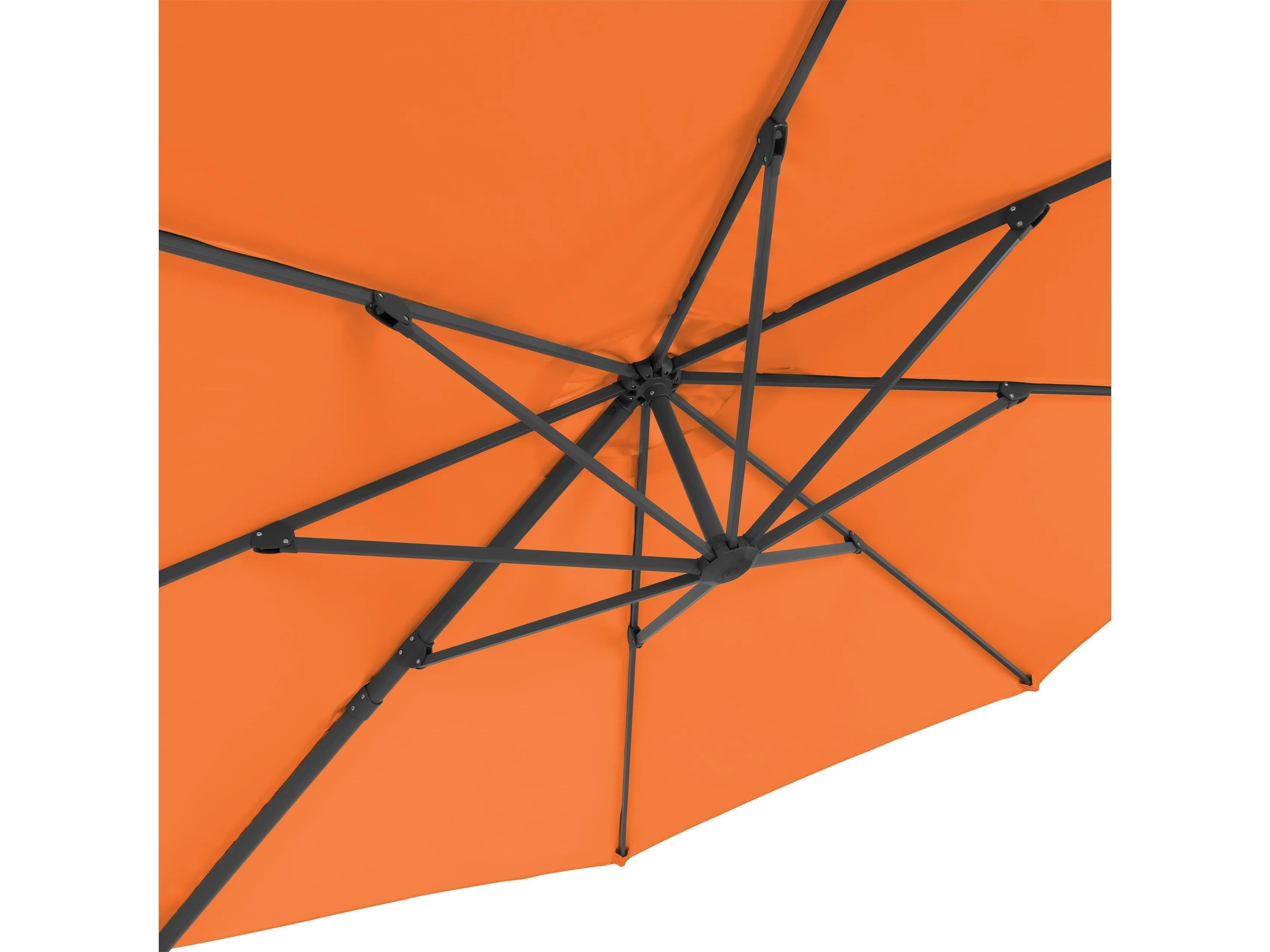 11.5ft Deluxe Offset Patio Umbrella - Orange