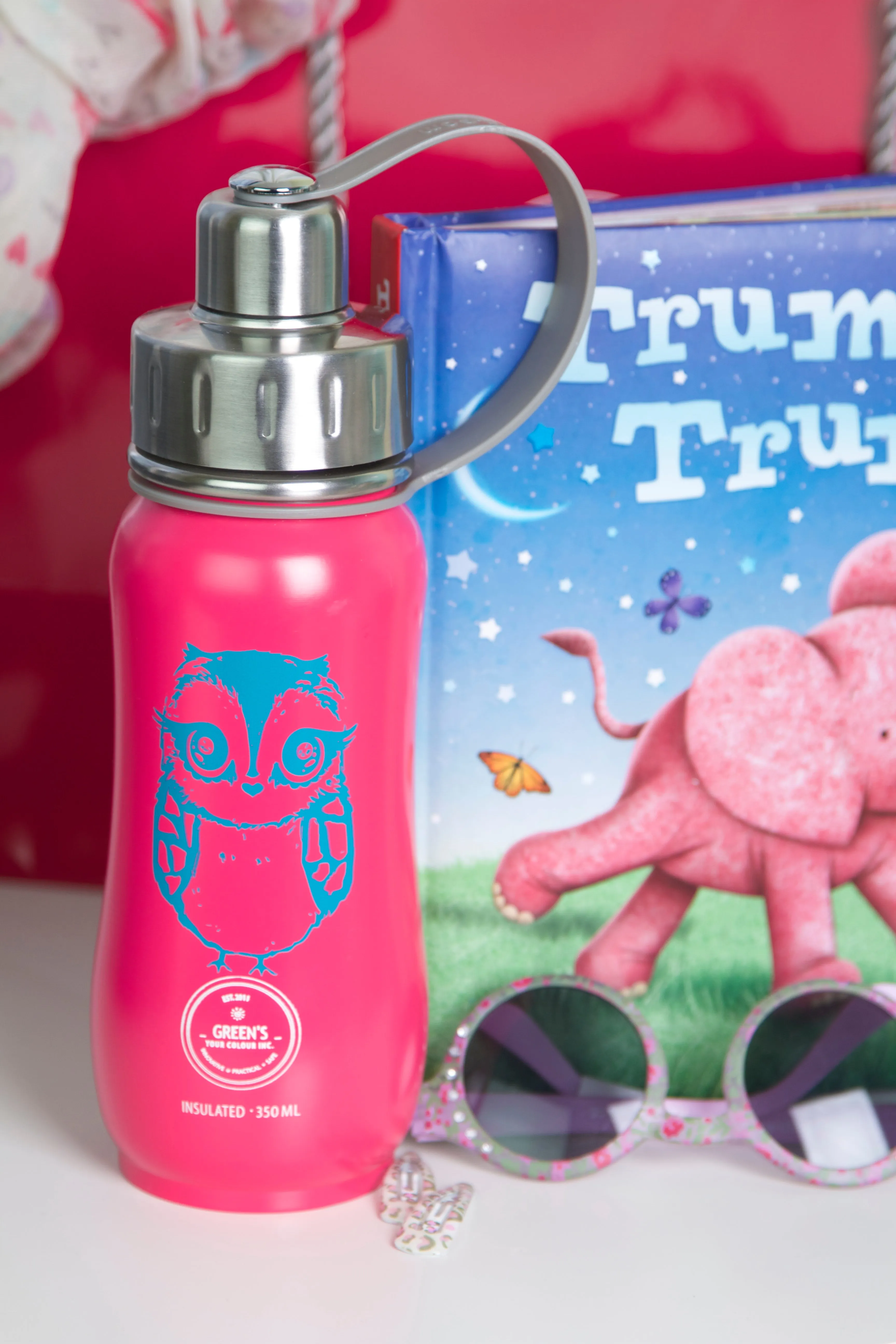 350 ml 'Twilight Owl' Pink