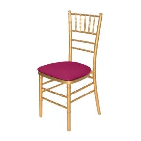 5 pcs/pk Spandex Chiavari Seat Pad Cover - Mulberry