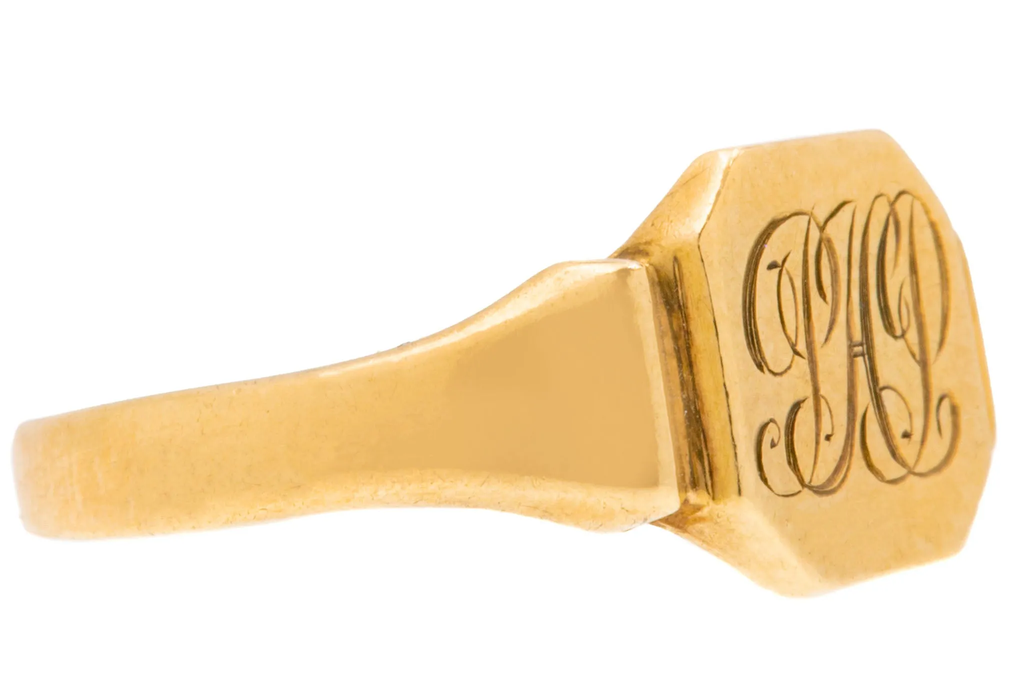 9ct Gold Signet Ring, 'PHP'