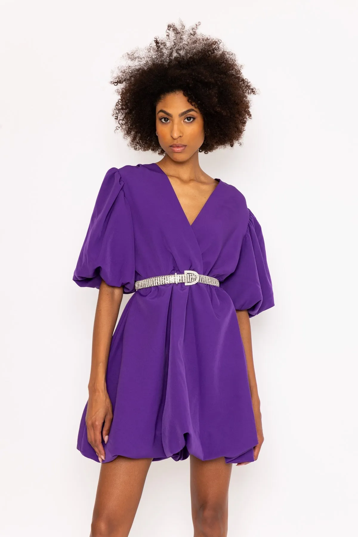 Aimee Purple Mini Dress