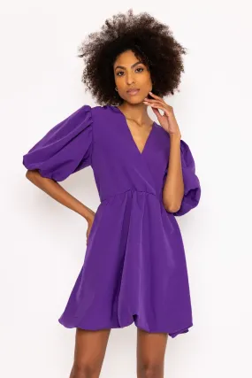 Aimee Purple Mini Dress