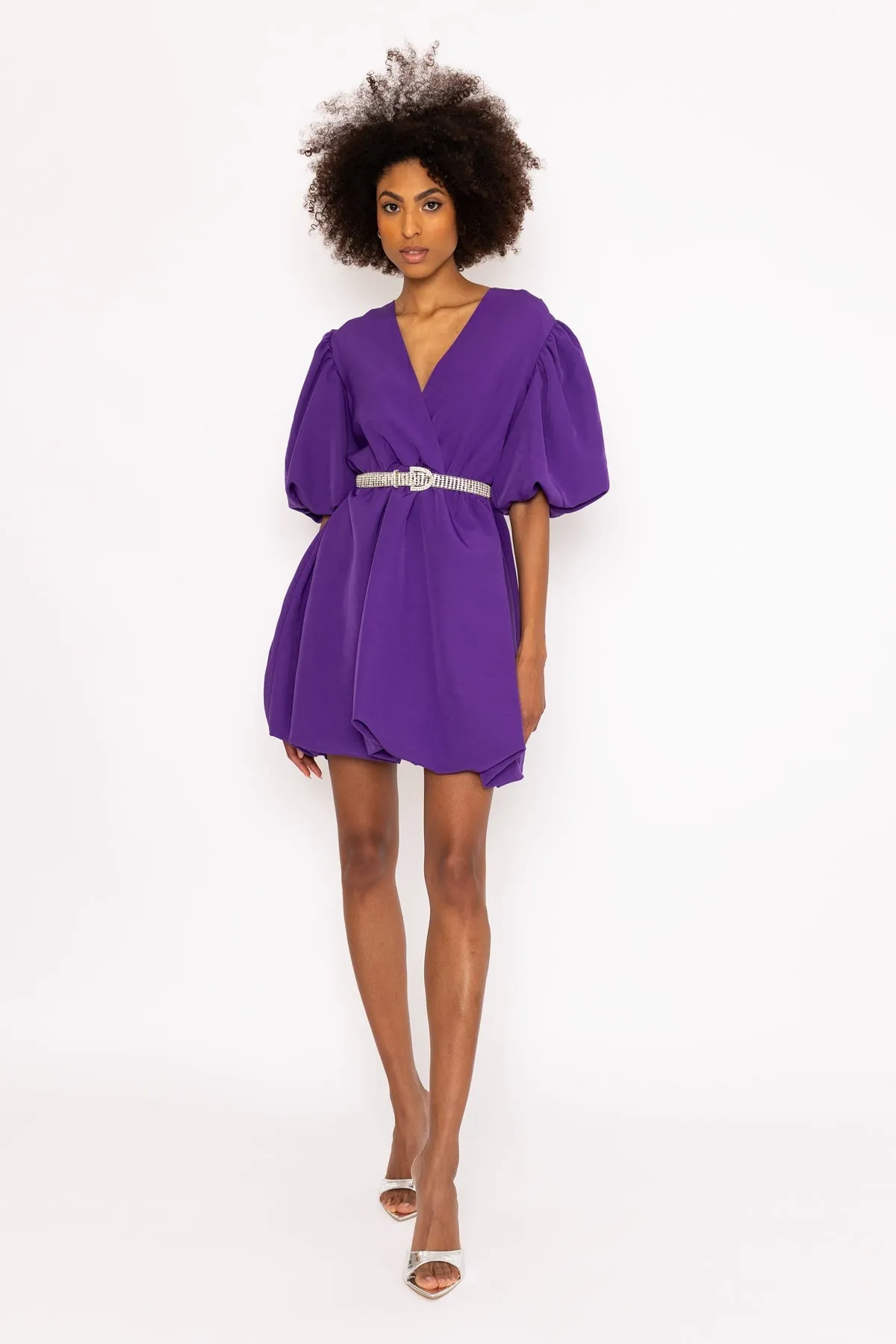 Aimee Purple Mini Dress