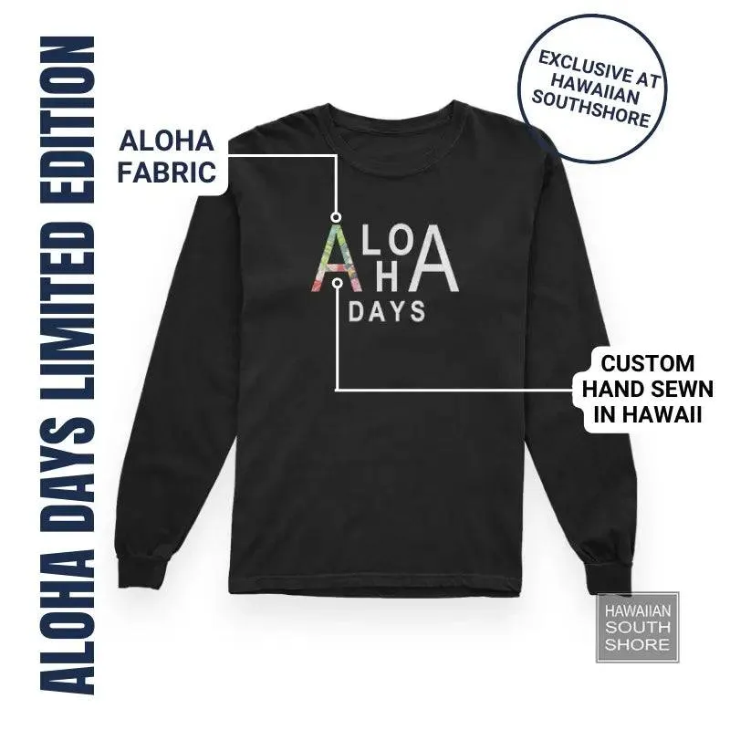 Aloha Days Sweater Hi Made in Hawaii Black