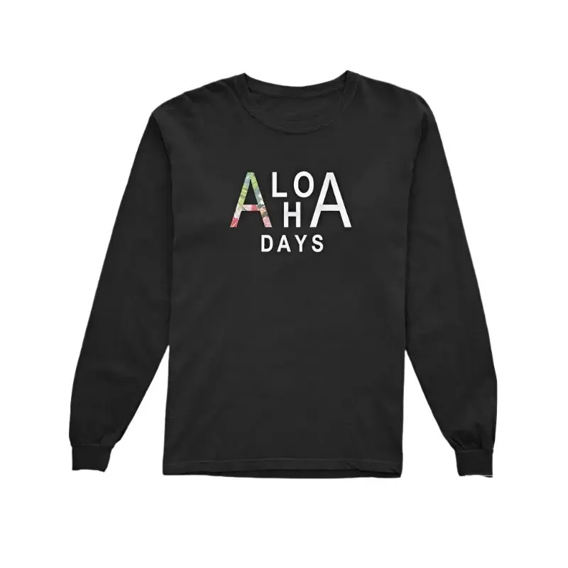 Aloha Days Sweater Hi Made in Hawaii Black