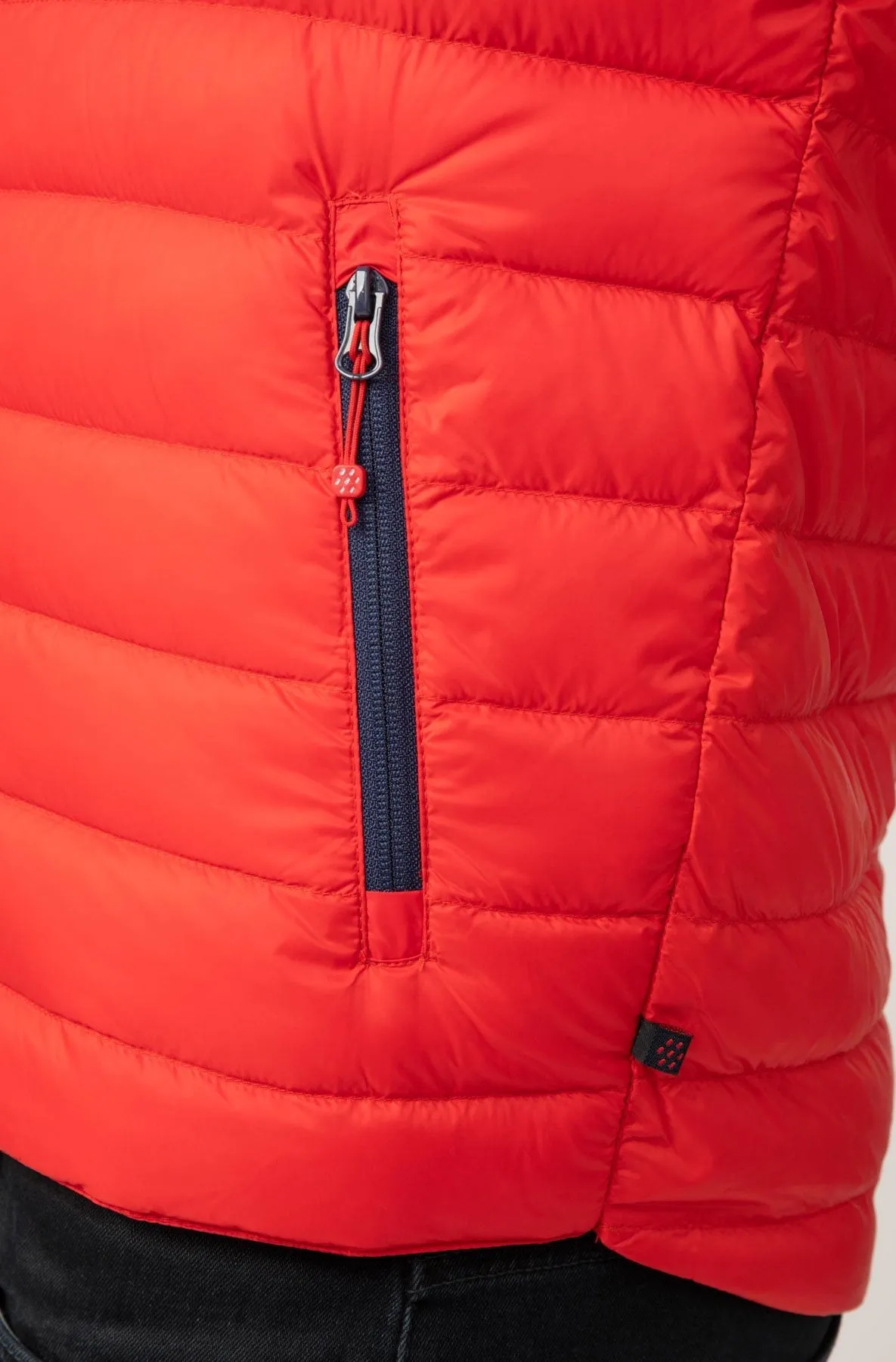 Alpine Mens Down Gilet - Red