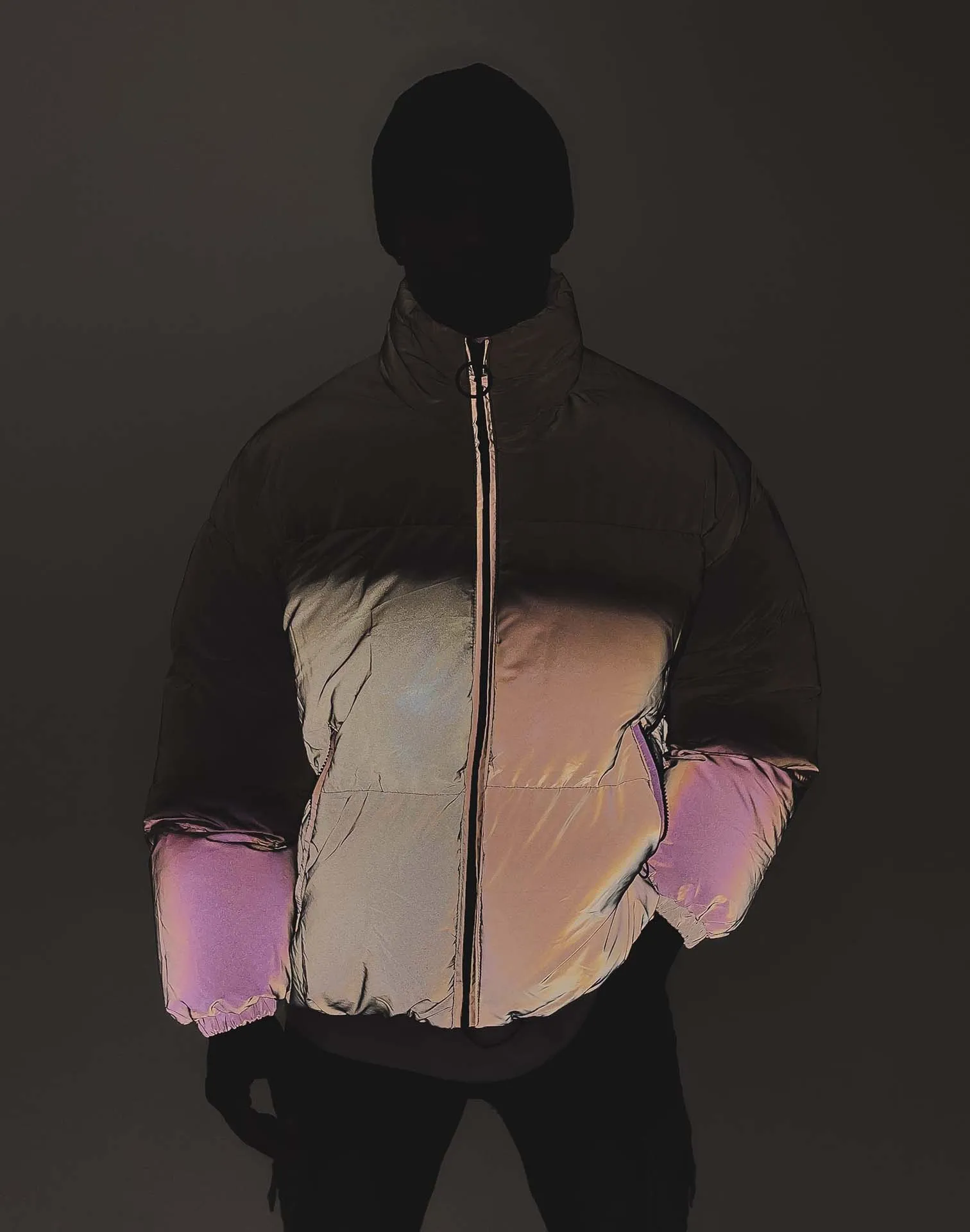 American Stitch GRADIENT TO 3M PUFFER JACKET