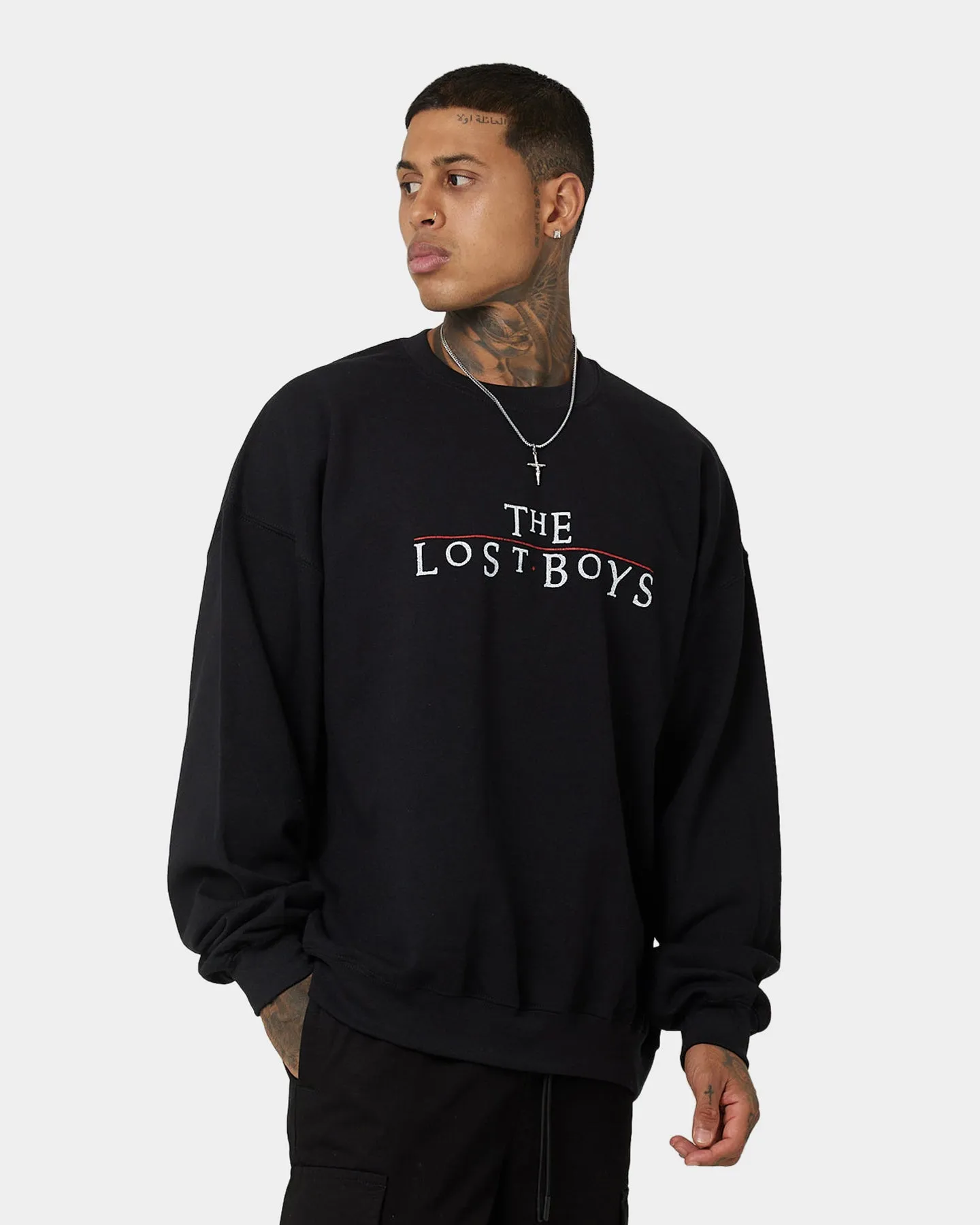 American Thrift X Lost Boys Crewneck Black