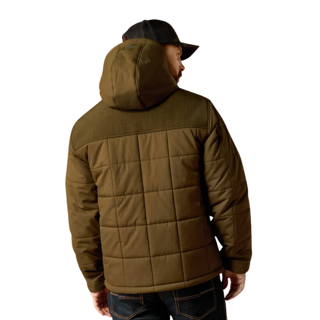 Ariat Men's Crius Hooded Insulated Relic Heather Jacket