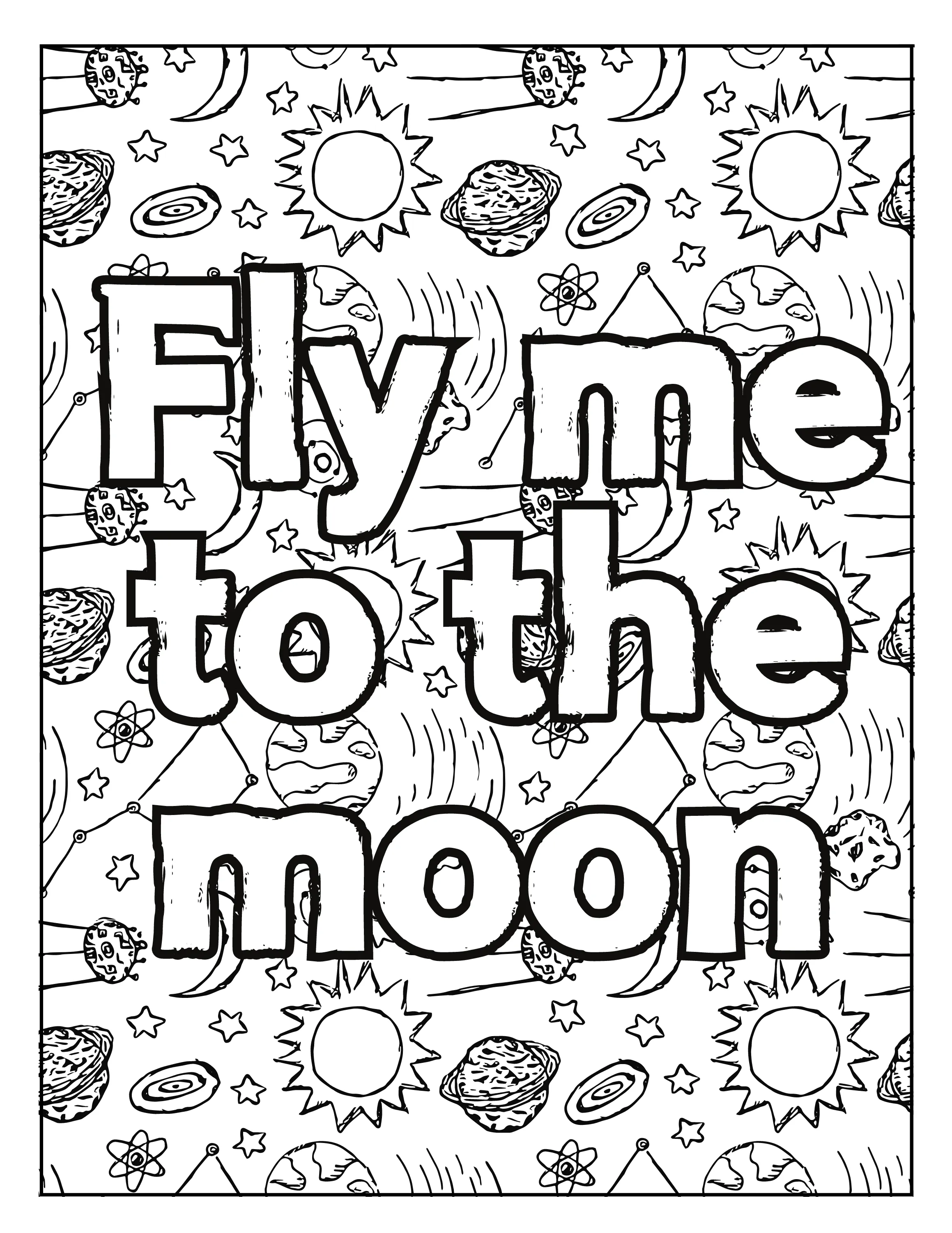 Astronaut Day: The Ultimate Digital Printable Coloring Book for All Ages