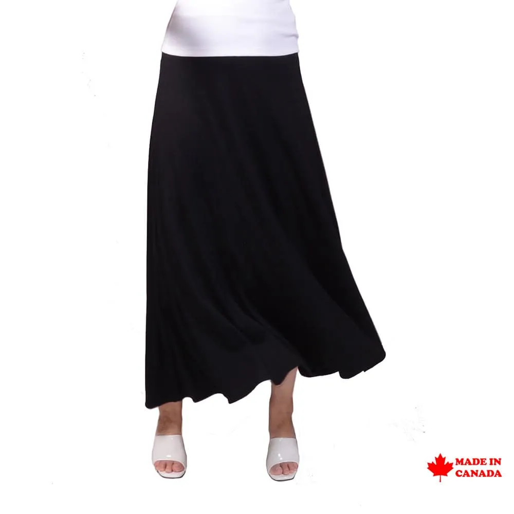 Bamboo Maxi Skirt - Long Yoke