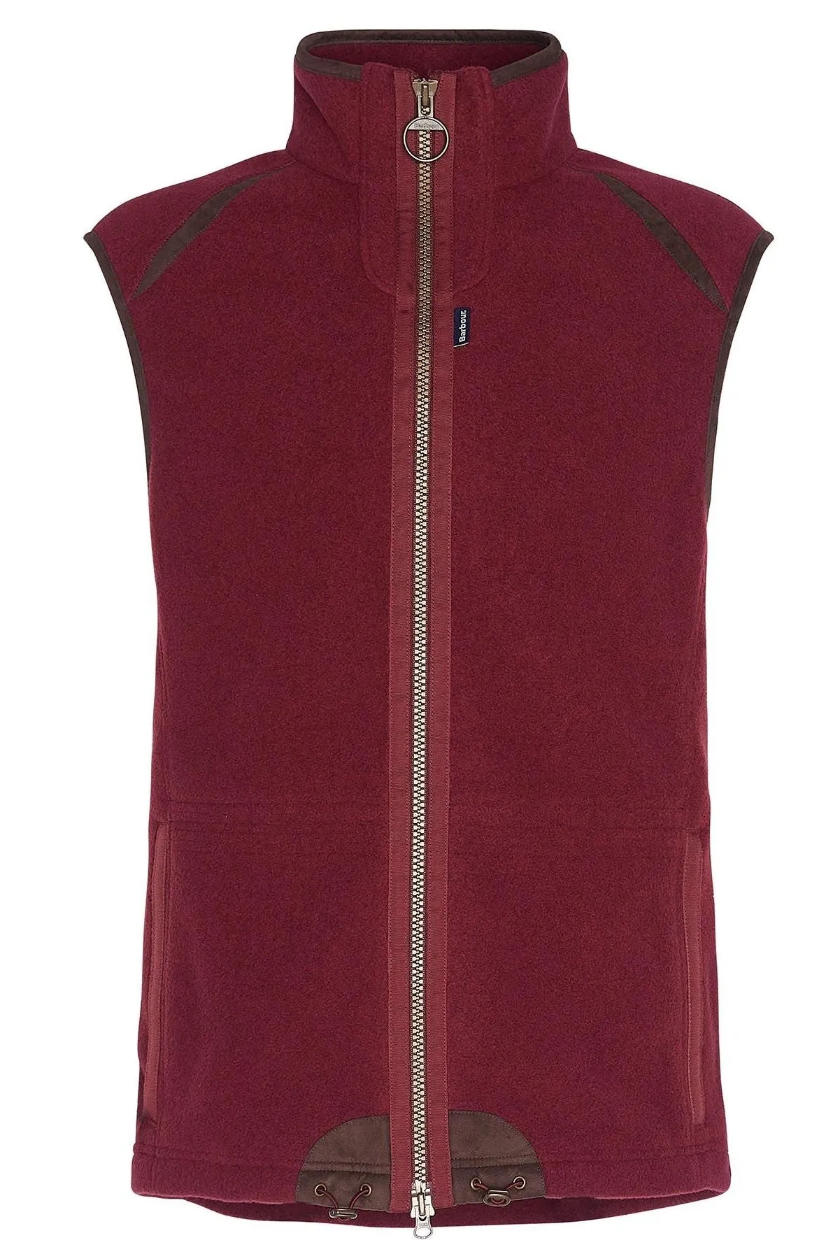 Barbour Gilet Langdale Mens NEW Fleece Gilet in Port MFL0079RE91