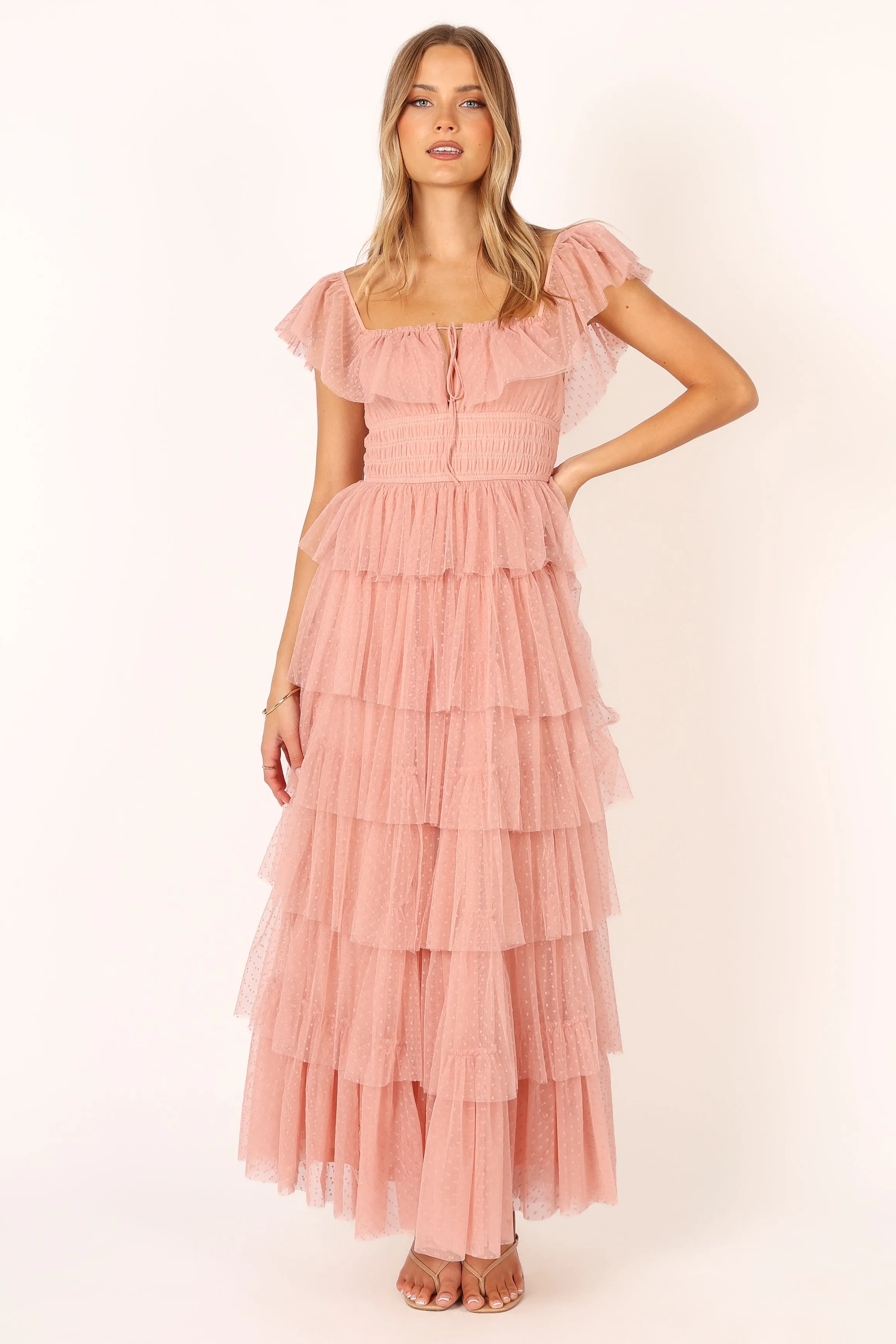 Belle Maxi Dress - Blush