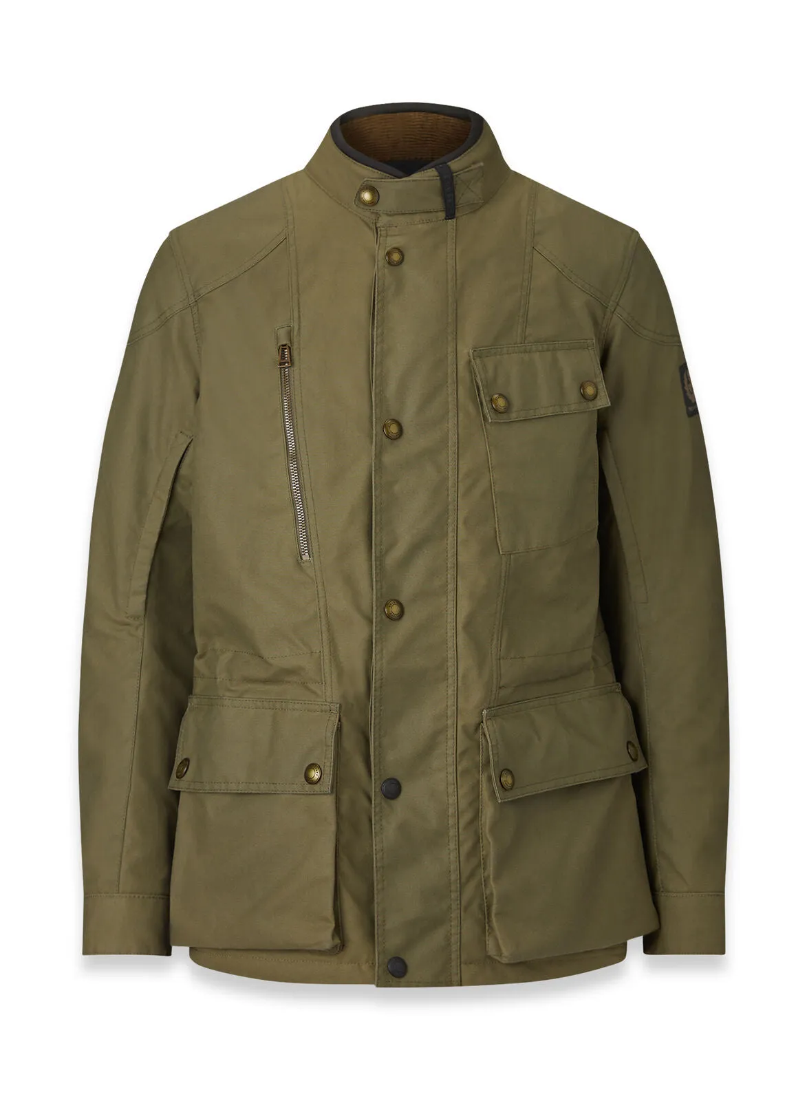 Belstaff Waymaster Technical Waxed Motorcycle Jacket - Olive