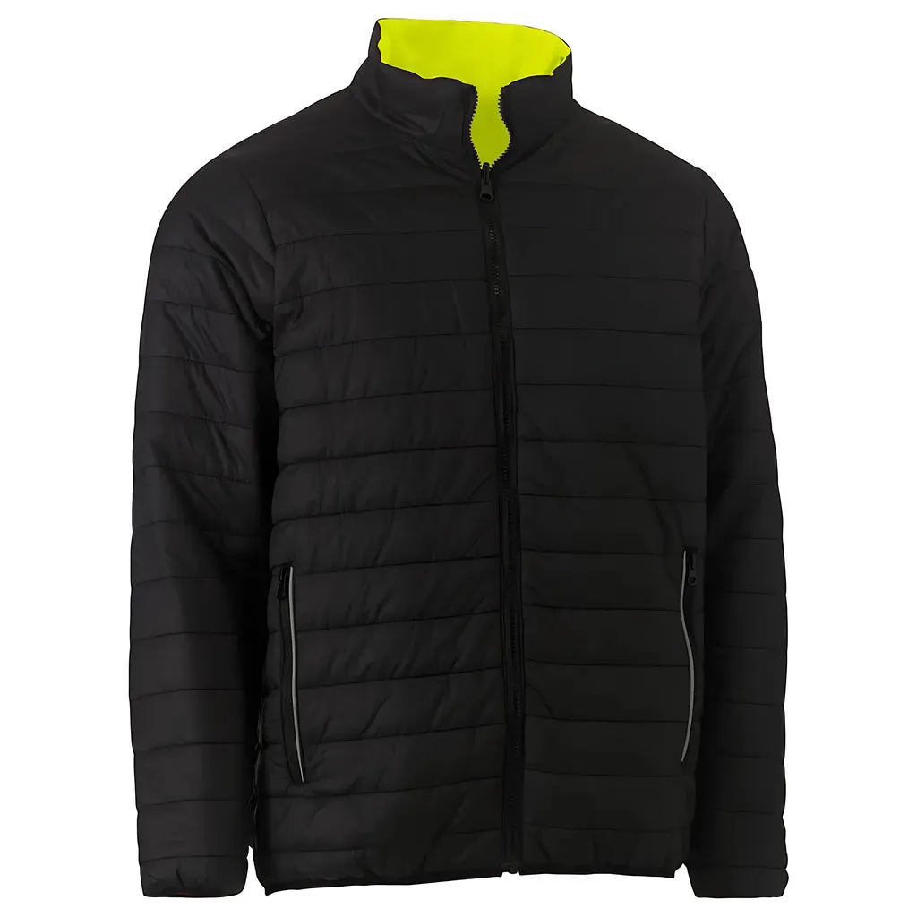 Bisley 333M6350H-YEL/4XL ANSI Type R Class 3 Reversible Puffer Jacket