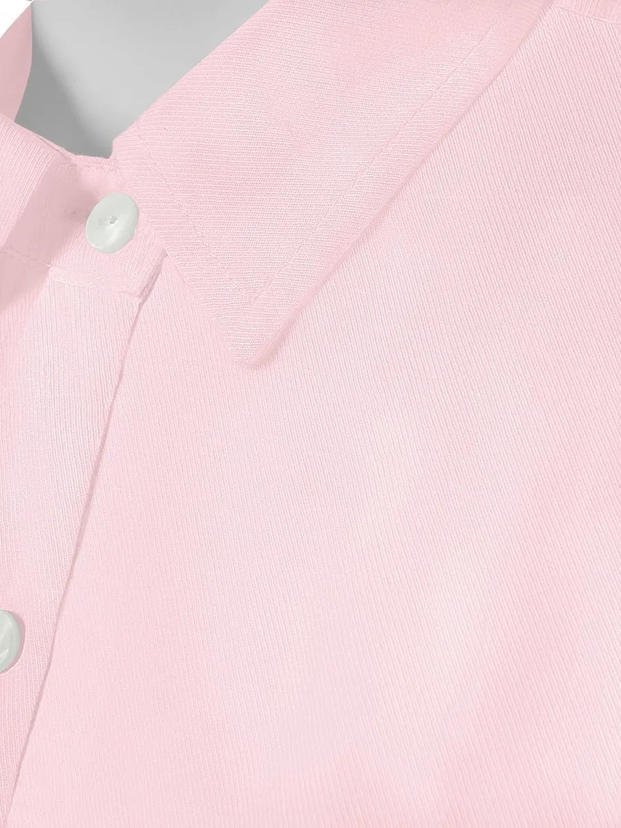 Brizo Bamboo Twill Button Down - Soft Pink