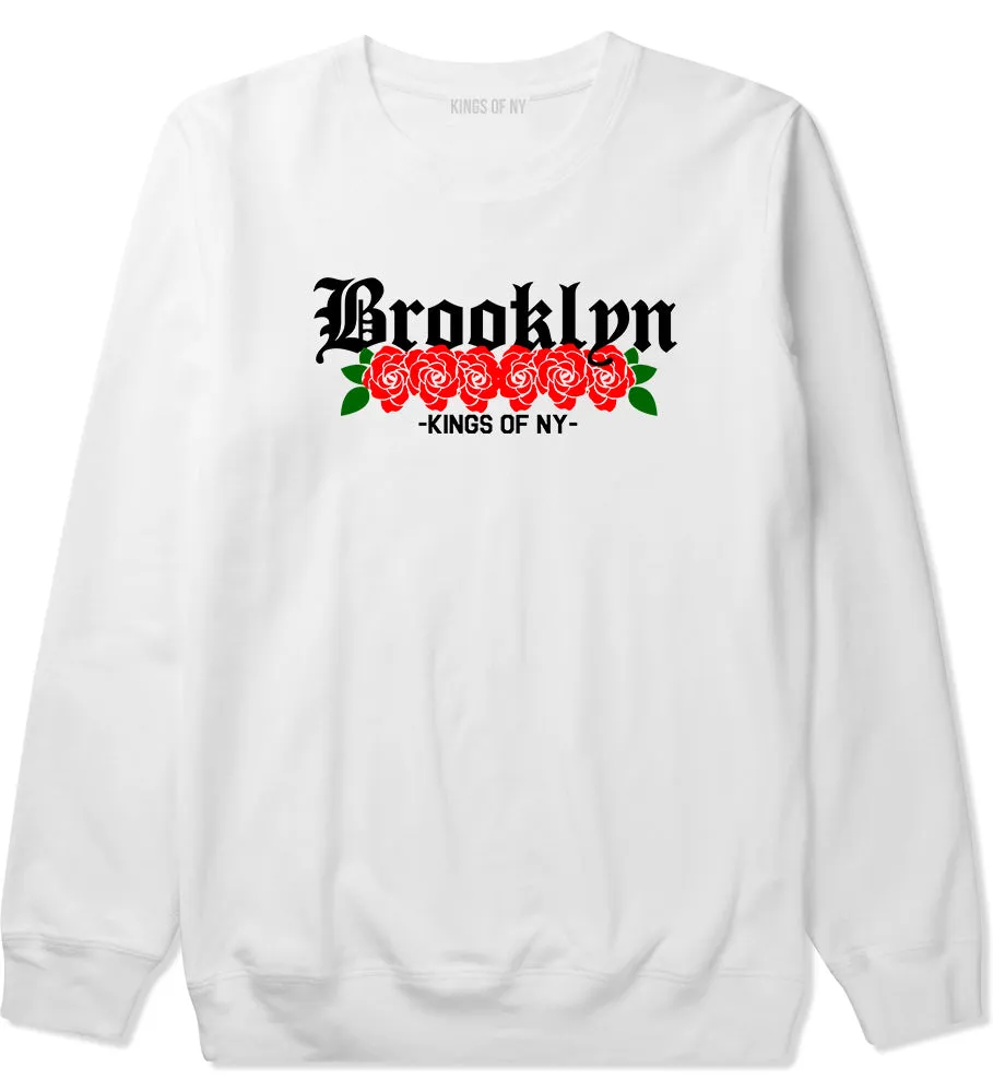 Brooklyn Roses Kings Of NY Mens Crewneck Sweatshirt