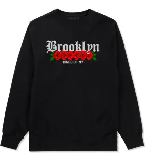 Brooklyn Roses Kings Of NY Mens Crewneck Sweatshirt