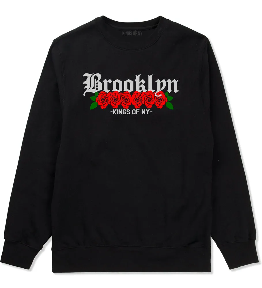 Brooklyn Roses Kings Of NY Mens Crewneck Sweatshirt