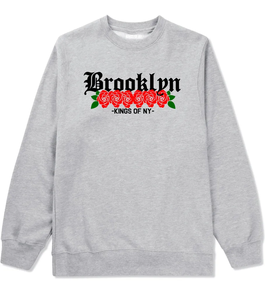 Brooklyn Roses Kings Of NY Mens Crewneck Sweatshirt