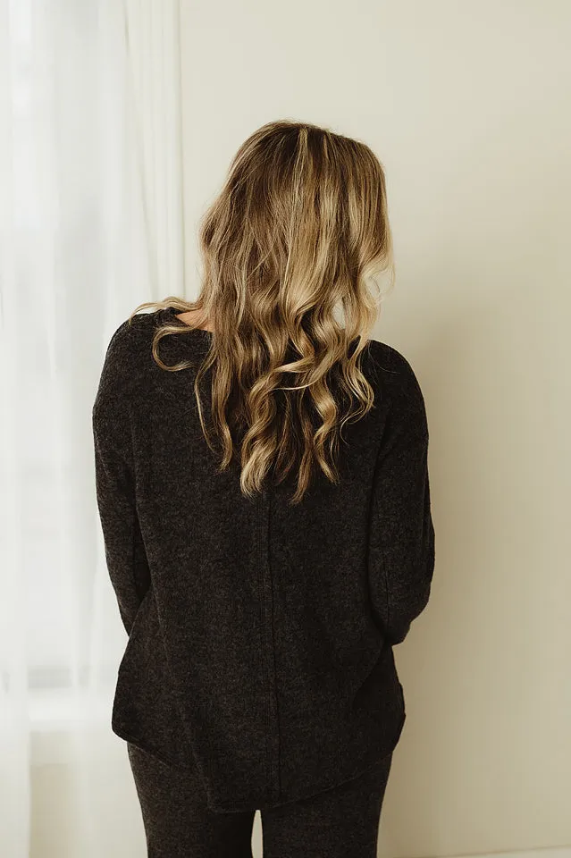 Brushed Hi Low Sweater