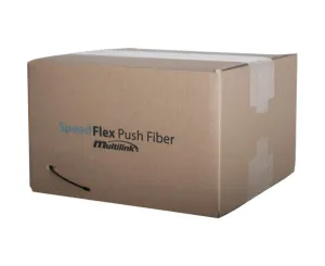 Bulk Fiber, 1 Fiber SpeedFlex™, Black (Indoor/Outdoor), 1000 Ft. Contractor Box