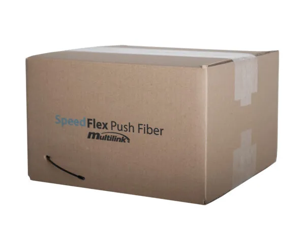 Bulk Fiber, 1 Fiber SpeedFlex™, Black (Indoor/Outdoor), 1000 Ft. Contractor Box