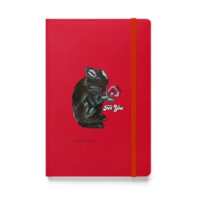 Bunny holding Rose Notebook: For you