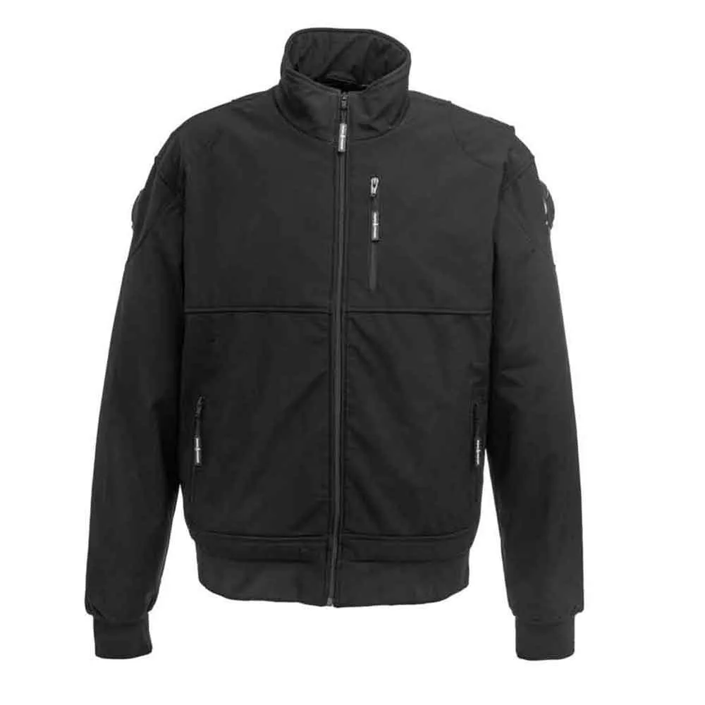 Carbon Black Soft Shell Biker Jacket