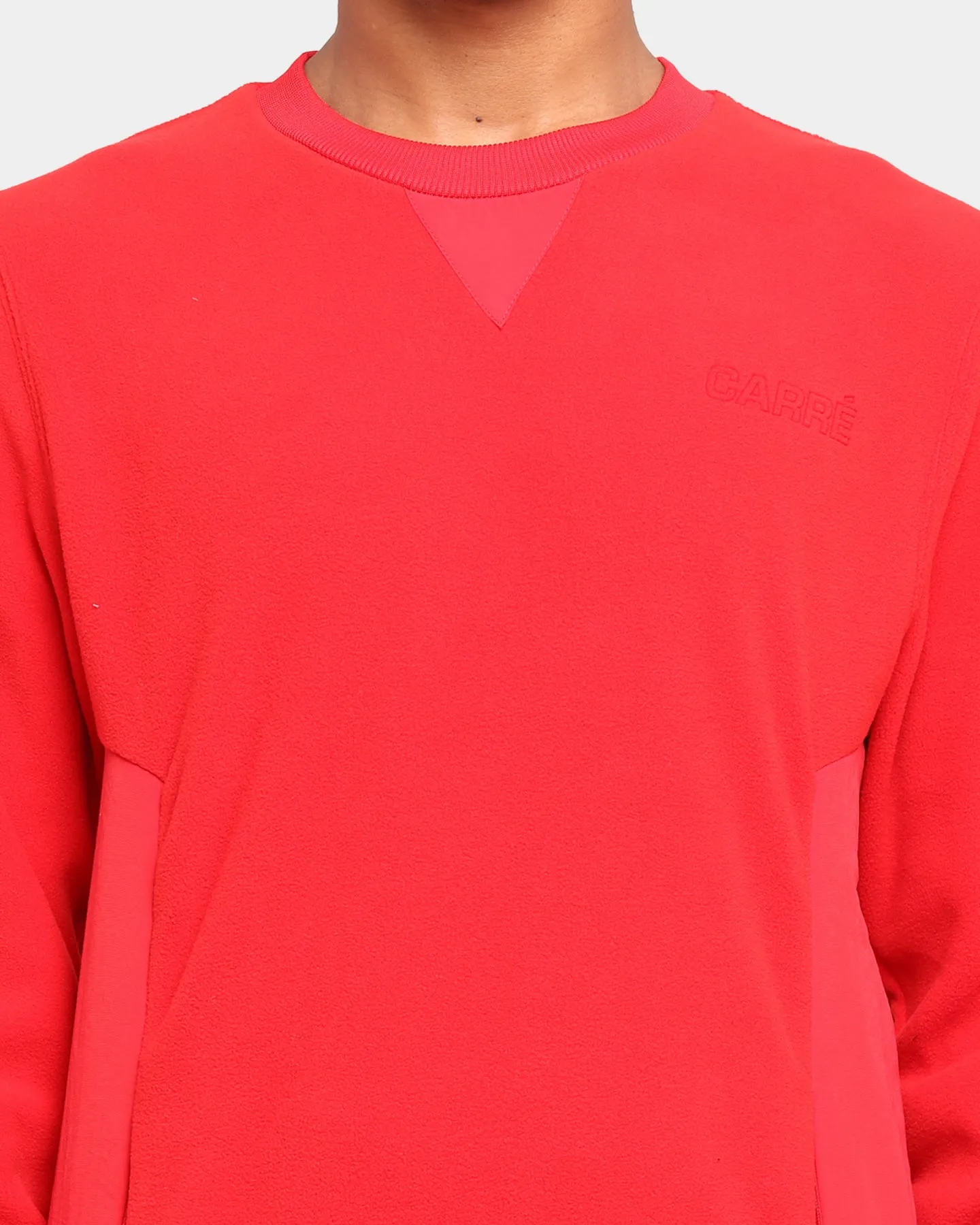 Carré Polaire Crewneck Red