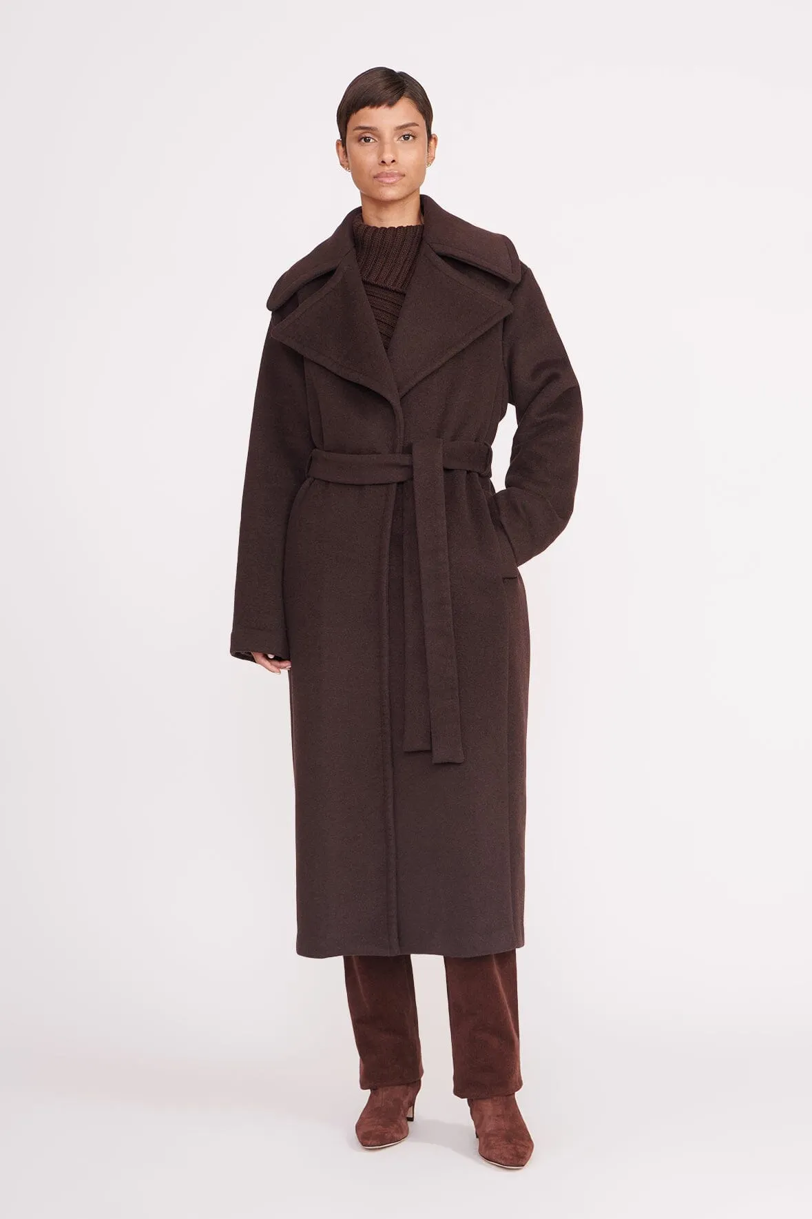 CARVER COAT | DARK CHOCOLATE