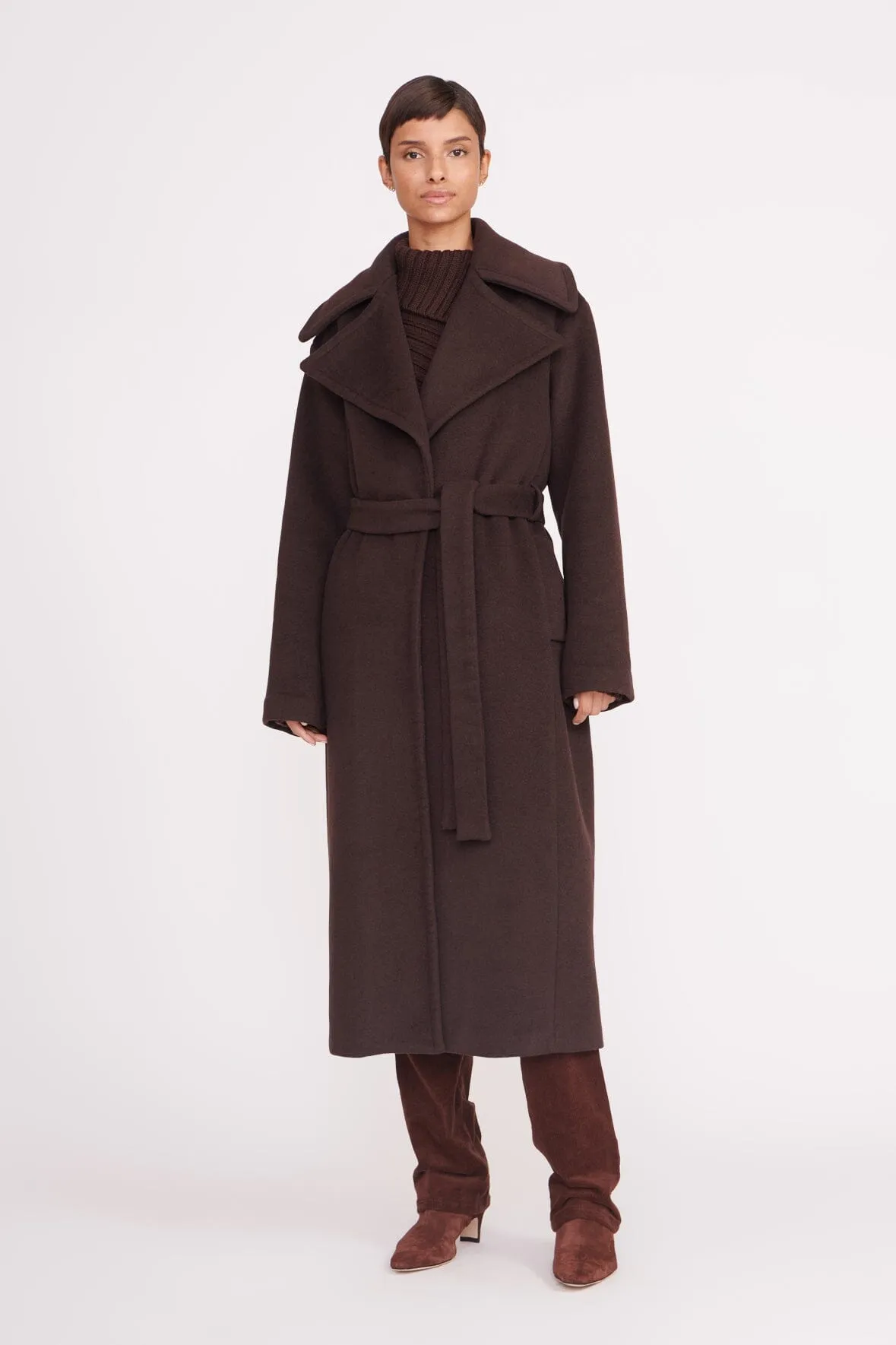 CARVER COAT | DARK CHOCOLATE