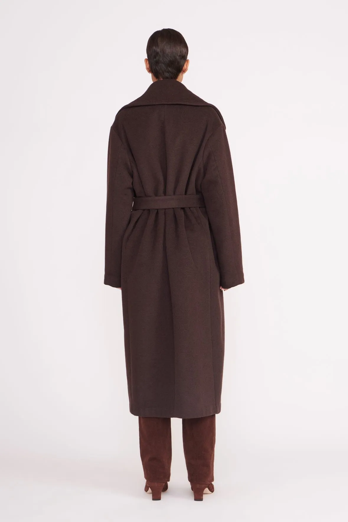 CARVER COAT | DARK CHOCOLATE