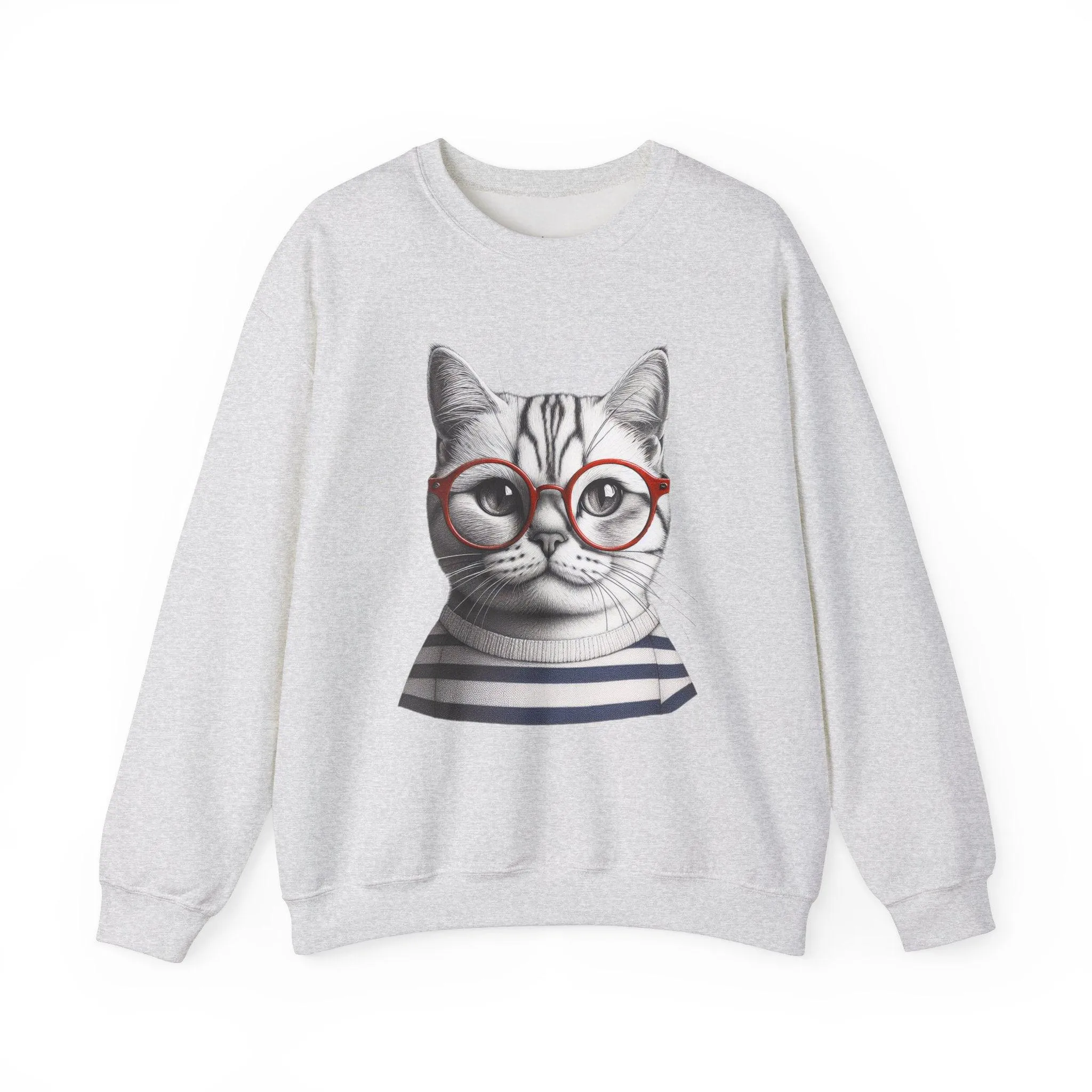 Cat-titude Unisex Heavy Blend Crewneck Sweatshirt