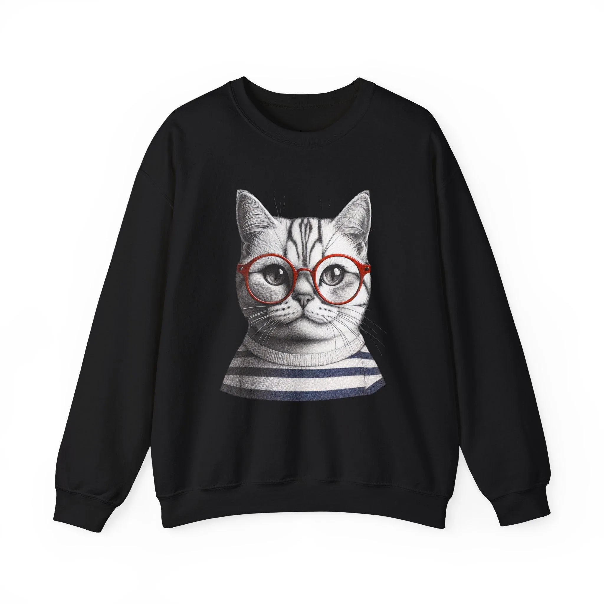 Cat-titude Unisex Heavy Blend Crewneck Sweatshirt