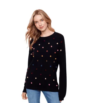 Charlie B-Pom Pom Sweater - Black