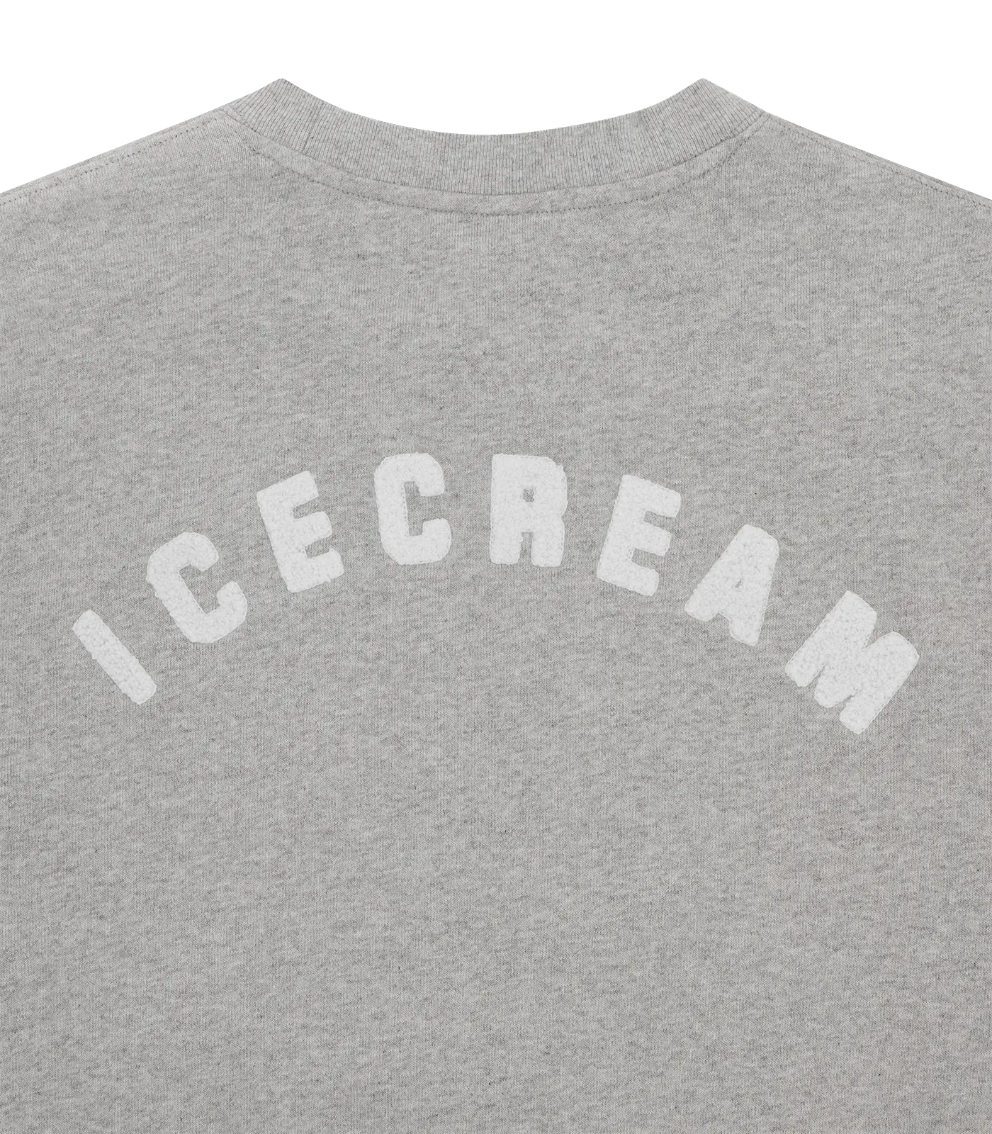 CHENILLE CREWNECK - HEATHER GREY