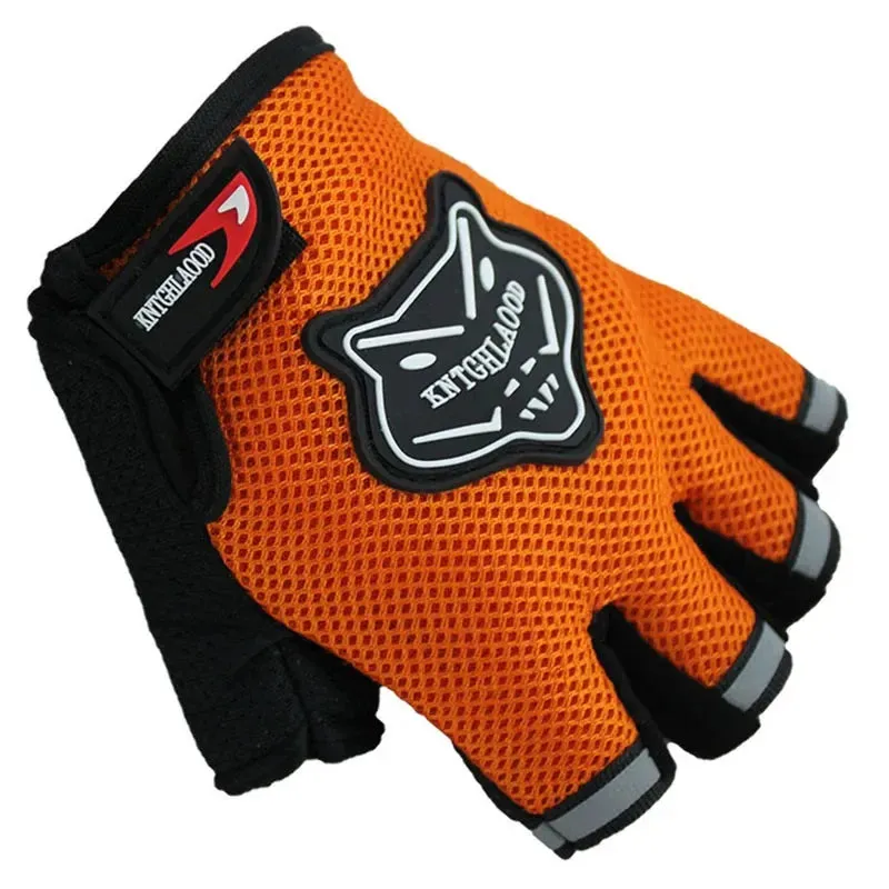 Children Kids Bike Gloves Half Finger Breathable Anti-slip For Sports Riding Cycling NOV99