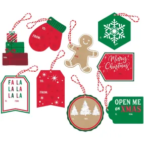 Christmas Novelty Gift Tag Set | 60 pc