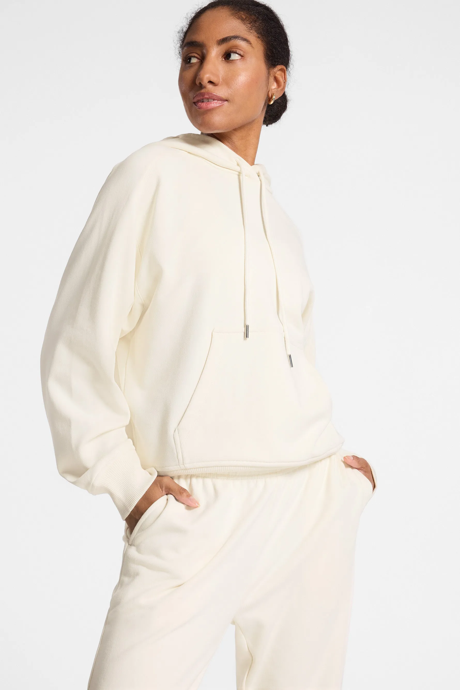 Classic Logo Terry Hoodie - Gardenia