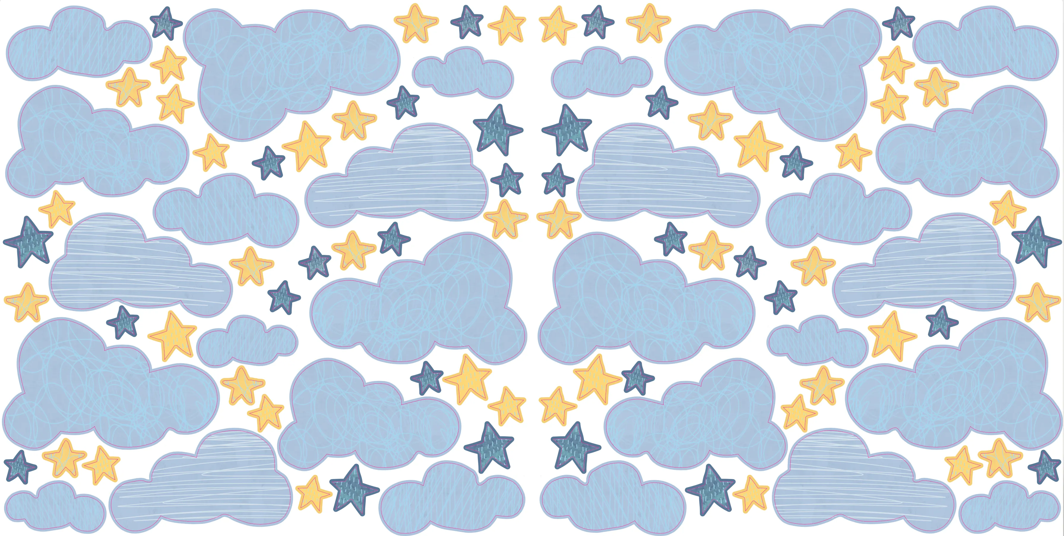 Cloud Wall Decal Set