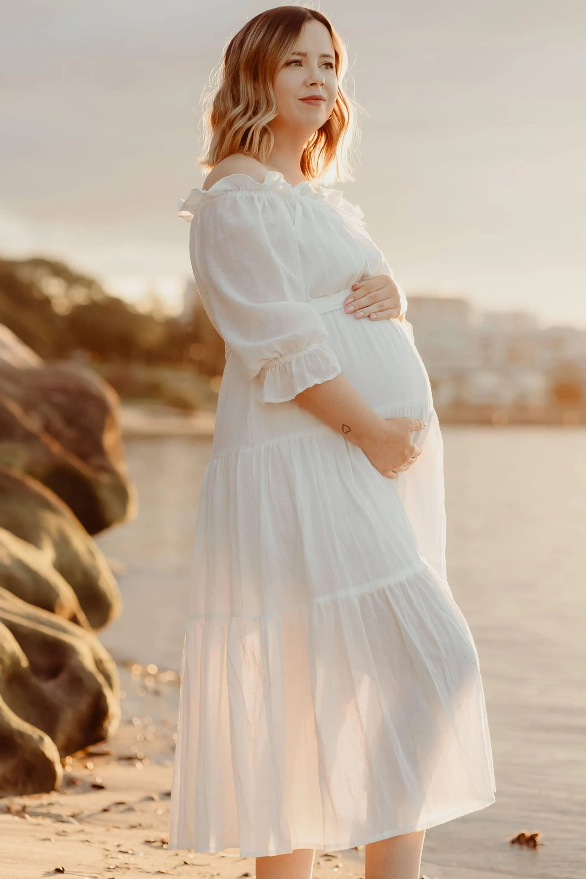 Co & Ry Goldie Maxi Dress - White