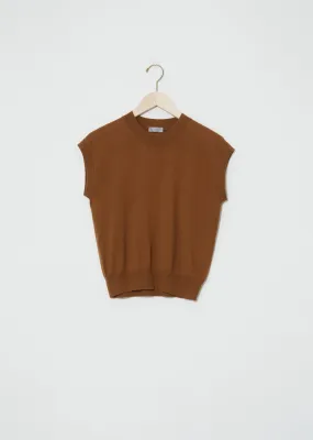 Cotton-Wool Cap Sleeve Jumper