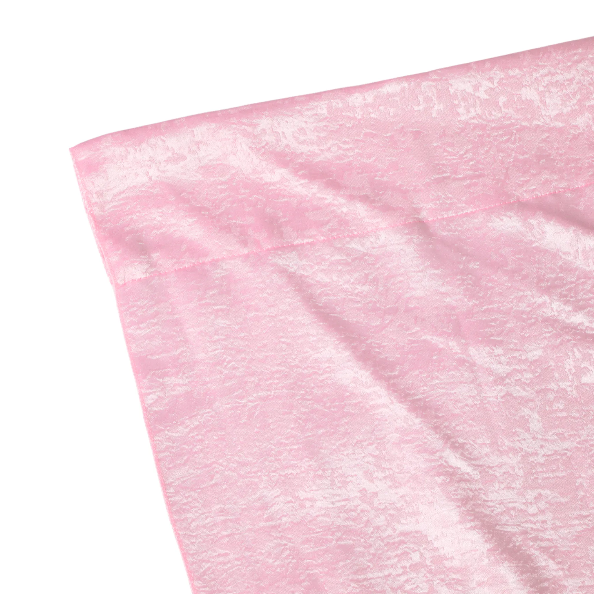 Crinkle Shimmer 10ft H x 52" W Drape/Backdrop Panel - Pink