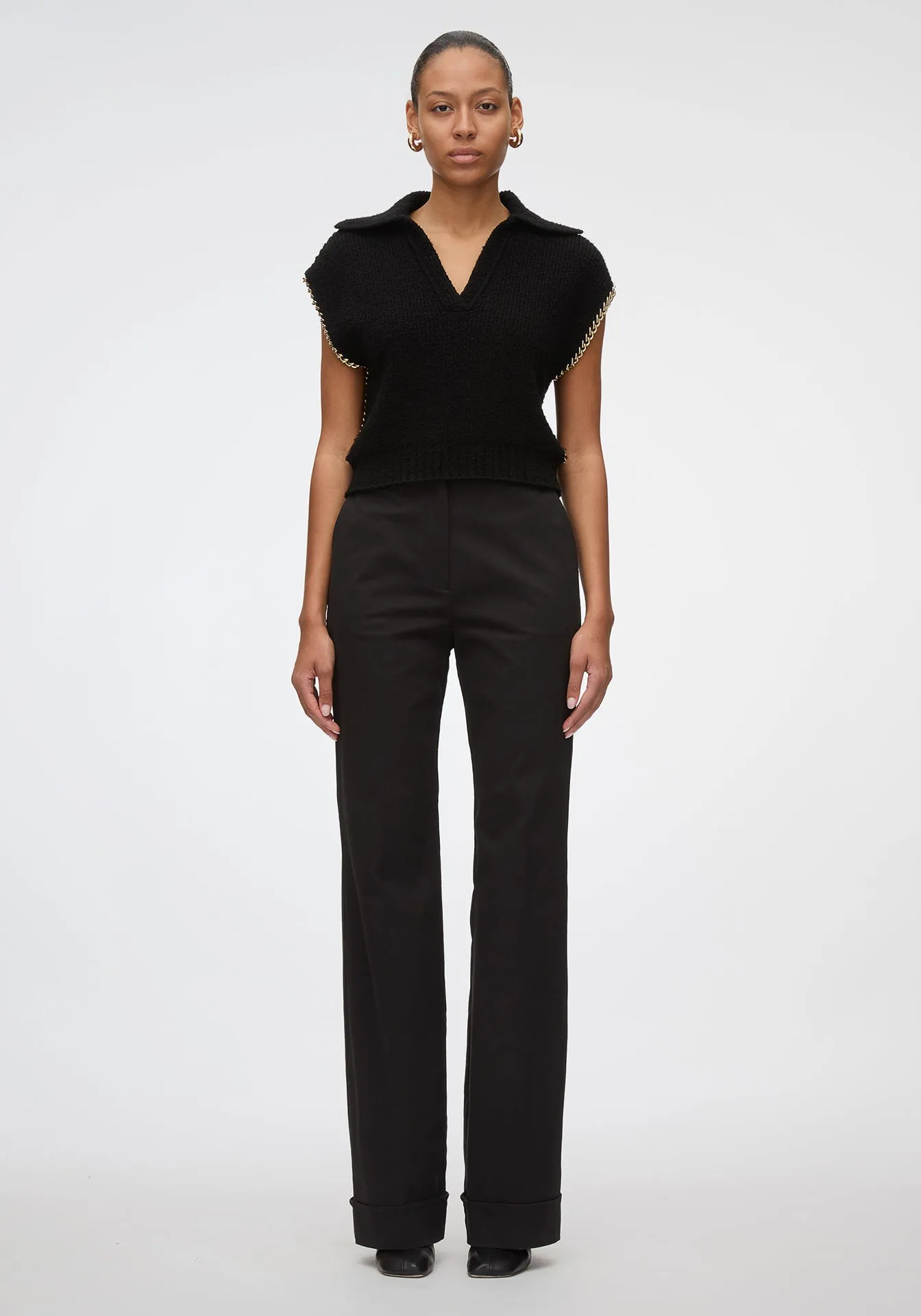 Cuffed Kick Flare Pant