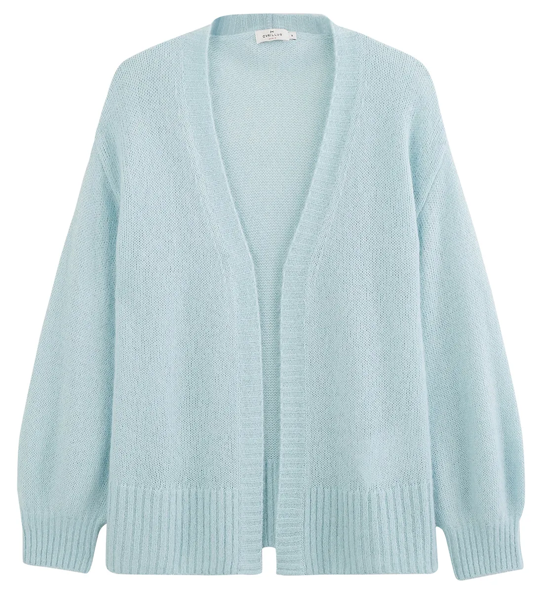 Cyrillus - Cardigan Mohair - Bleu Clair - Femme