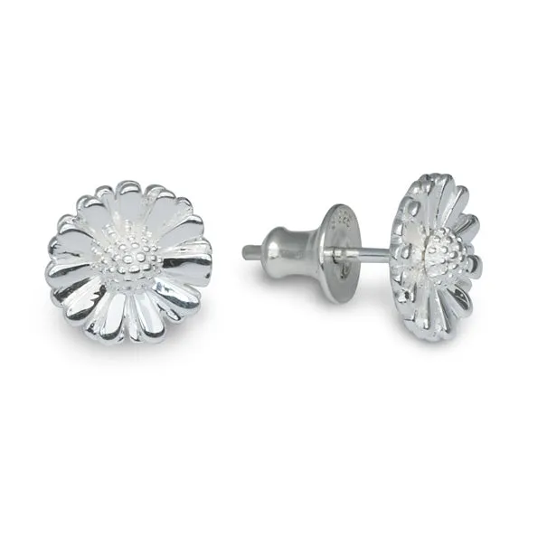 Daisy Silver Stud Earrings