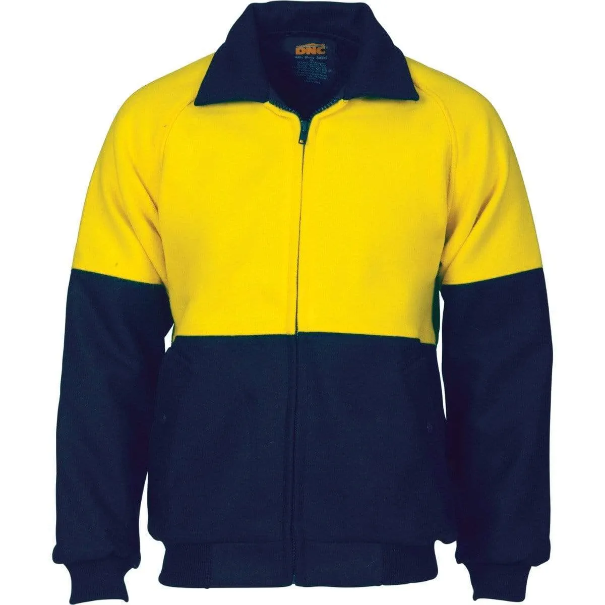 Dnc Workwear Hi-vis Two-tone Bluey Bomber Jacket - 3869